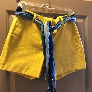 Bright Yellow Ann Taylor Shorts Size 8